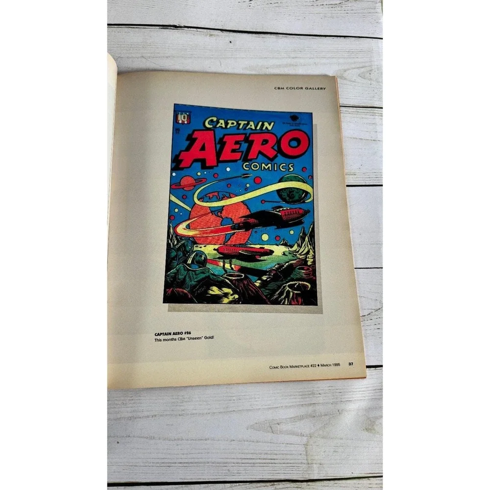 Comic Book Marketplace #22 March 1995 Sub-Mariner Captain Aero Golden Silver Age